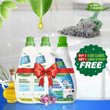 Pack of 3 - Disinfectant Floor Cleaner - Citronella 1950 ml, & Laundry Liquid 975ml