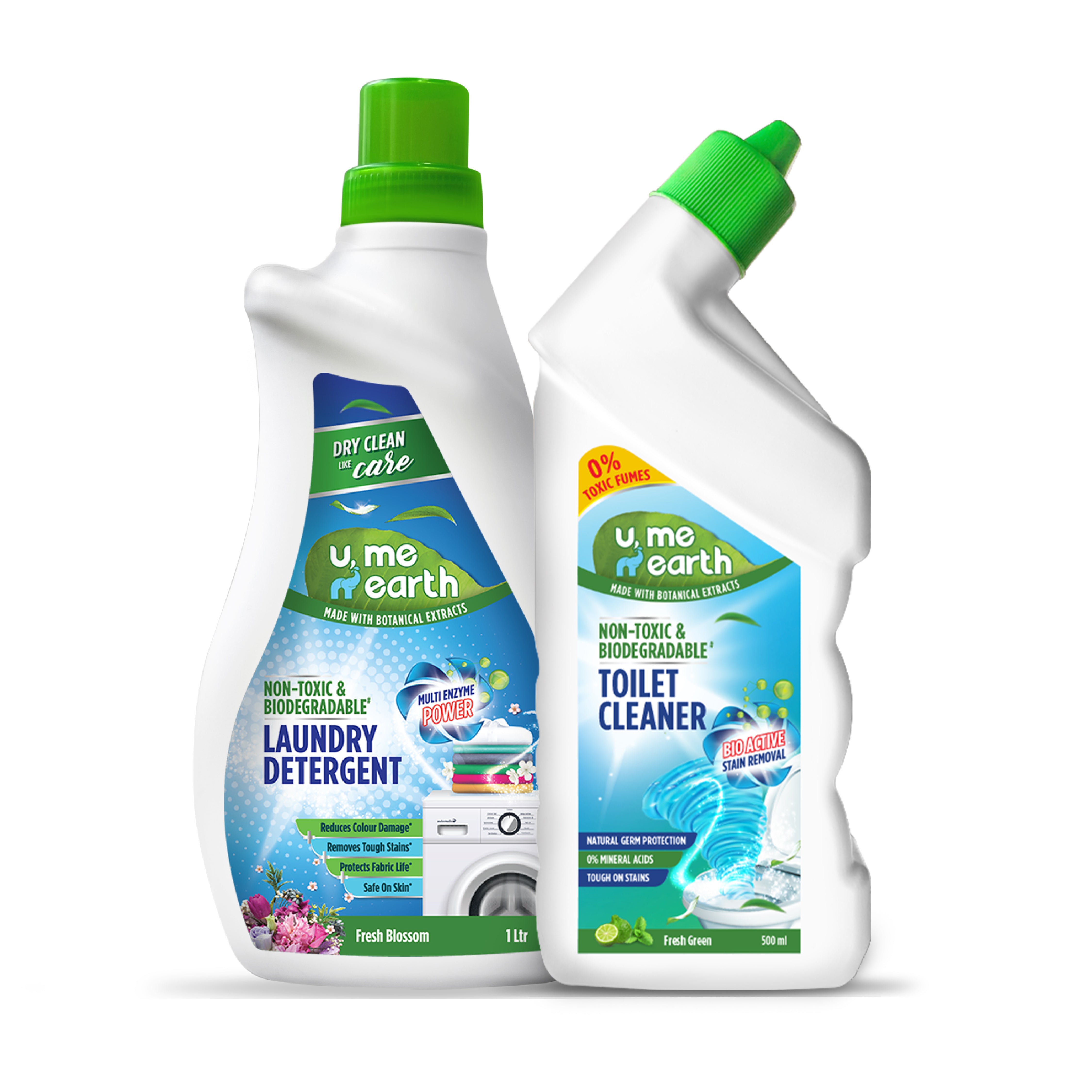 Combo Pack Laundry Detergent Liquid Disinfectant Toilet
