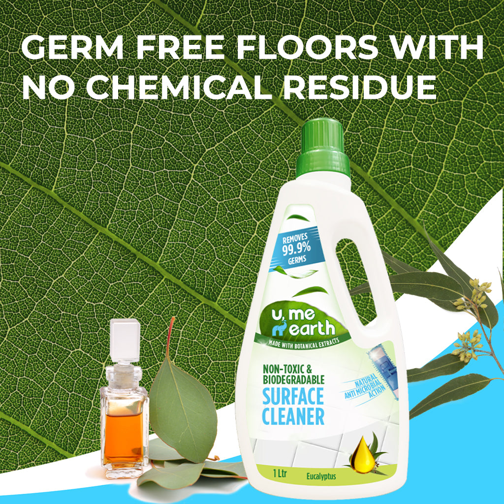 Eucalyptus Disinfectant Floor Cleaner, NonToxic and Biodegradable, Co
